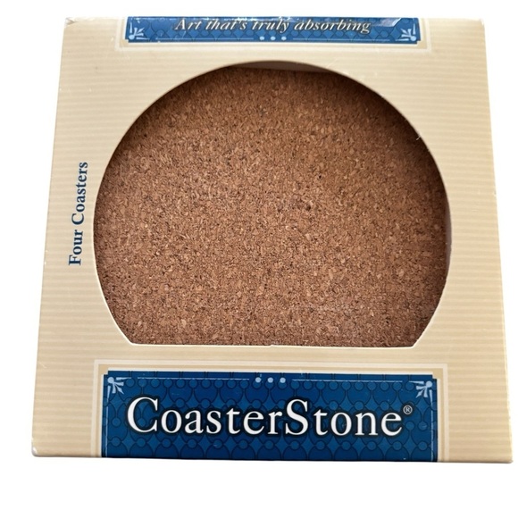 CoasterStone Coasters Set 4 You Never Know How Many Friends You Have Lake Life - Picture 4 of 4